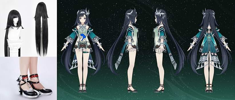 藍硯 コスプレ Mサイズ フルセット 原神 らんやん 五次元 原神 コスプレ 藍硯 らんやん 衣装