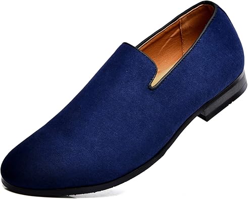 loafer shoes on suit