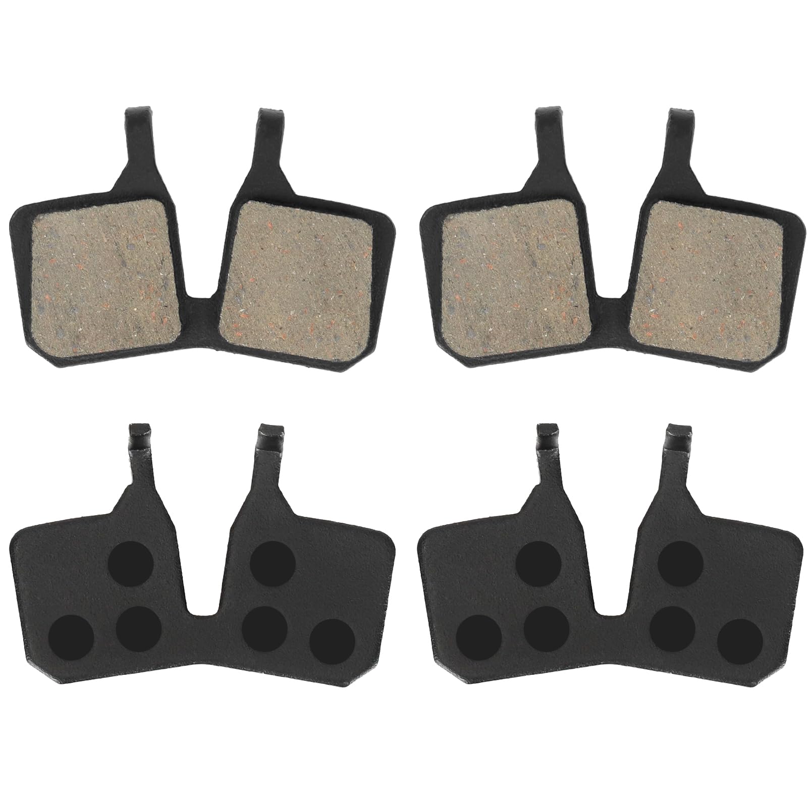 2 Pairs Bicycle Disc Brake Pads for MT5 MT7, Resin High Performance Bike Brake Pads Compatible with Magura Type 9 Semi-Metallic MTB Disc Brake Pads Replacement for Bicycle