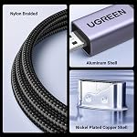 UGREEN 8K Micro HDMI to HDMI Cable,2.1 Ultra High Speed Aluminum Shell Braided Cord 8K@60Hz,4K@240Hz Support HDR eARC Dolby, Compatible with Hero/Raspberry Pi 5 4/Camera,6.6Ft | 4K@240Hz, eARC, 48Gbps, Bi-directional, Dolby Atmos, 3D, Gold Plated, Co
