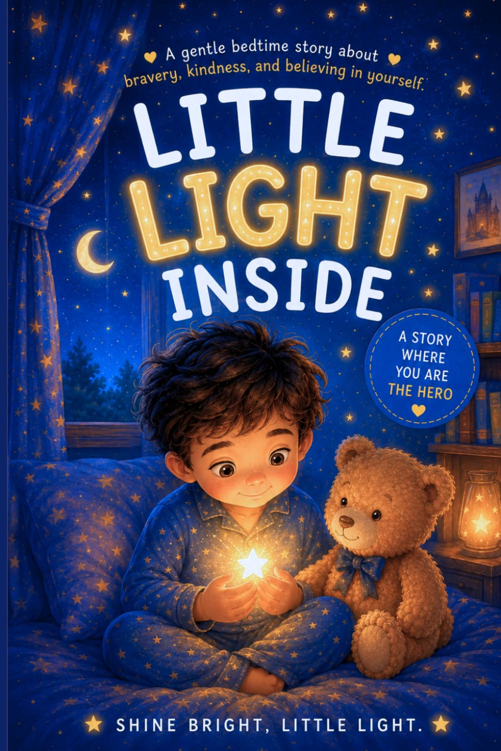 Little Light Inside: A Gentle Bedtime Story About Bravery, Kindness, and Believing in Yourself