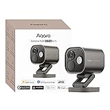 Aqara 4MP Camera Hub G5 Pro WiFi, True Color Night Vision Security Camera Outdoor, 2.4/5Ghz WiFi, HomeKit Secure Video, Thread Border Router, Local Detection, Thread/Zigbee, Supports Alexa,Google Home Gray - Wi-Fi Version (No PoE Support)