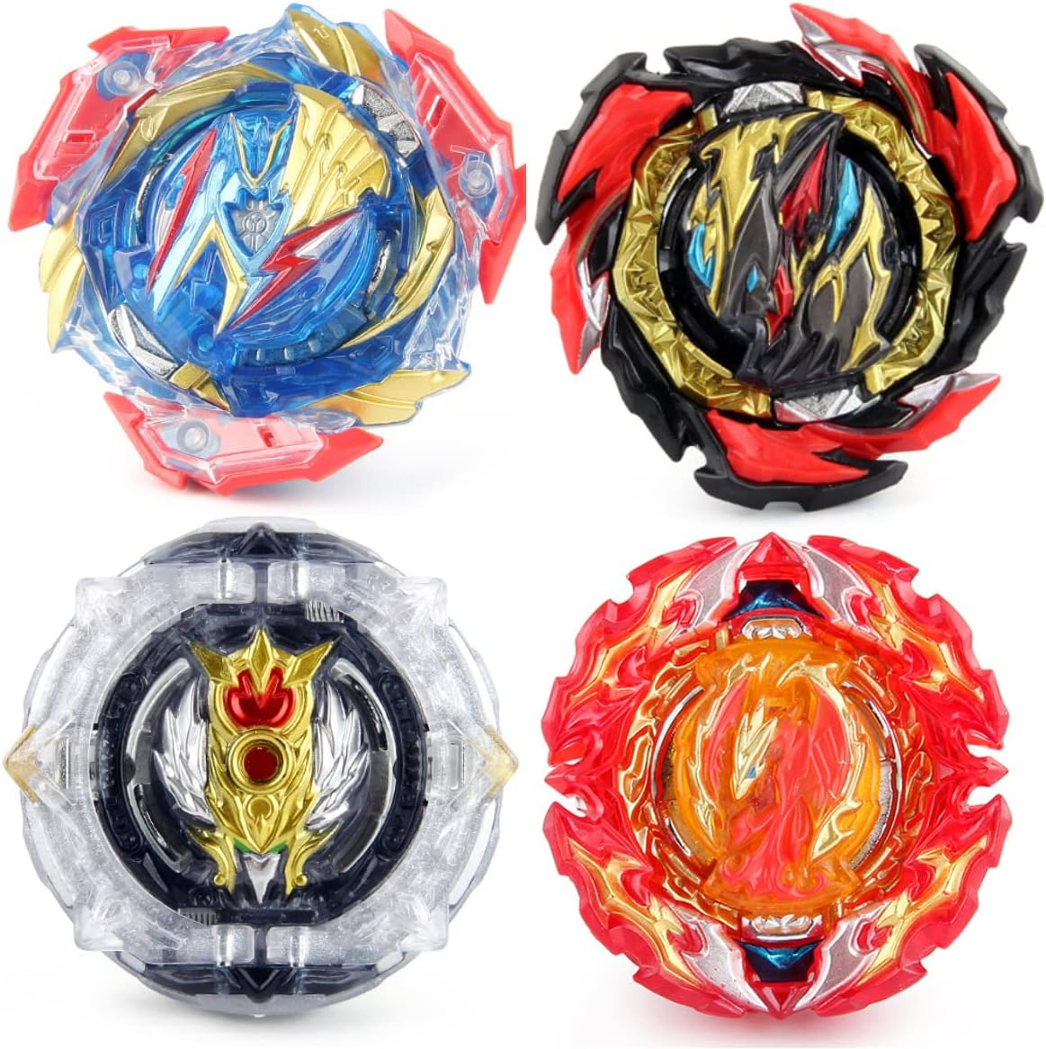 4 Pack Battling Tops