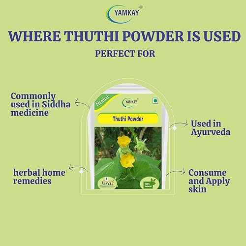 Miniatura 6 de Abutilon Indicum Abutilon indio Malva india Polvo Thuthi Ilai Polvo de Atibala (300 GM)