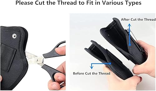 Miniatura 7 de Funda universal para pistola, IWB OWB para pistola, bolsas tácticas para pistola, fundas para pistola de cintura para mano derecha e izquierda,