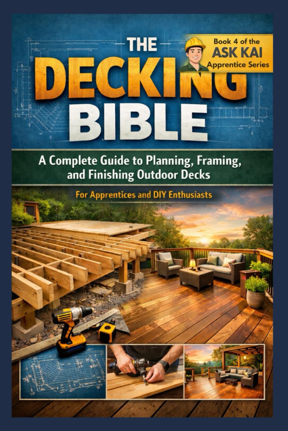 Deck Building Bible: A Complete Guide to Planning, Framing, and Finishing Outdoor Decks for apprentices and Diy enthusiasts (Ask Kai: Apprentice Series)