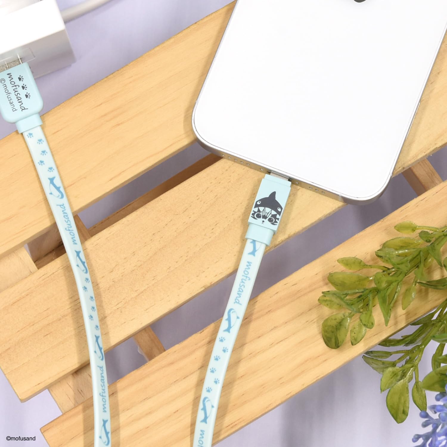 グルマンディーズ(Gourmandise) Gourmandies MOFU-42A Lightning Cable Shark Nyan