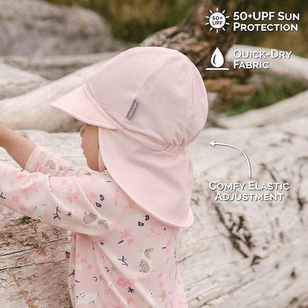 Jan & Jul Baby Sonnenhut mit Nackenschutz für Schwimmen - 4