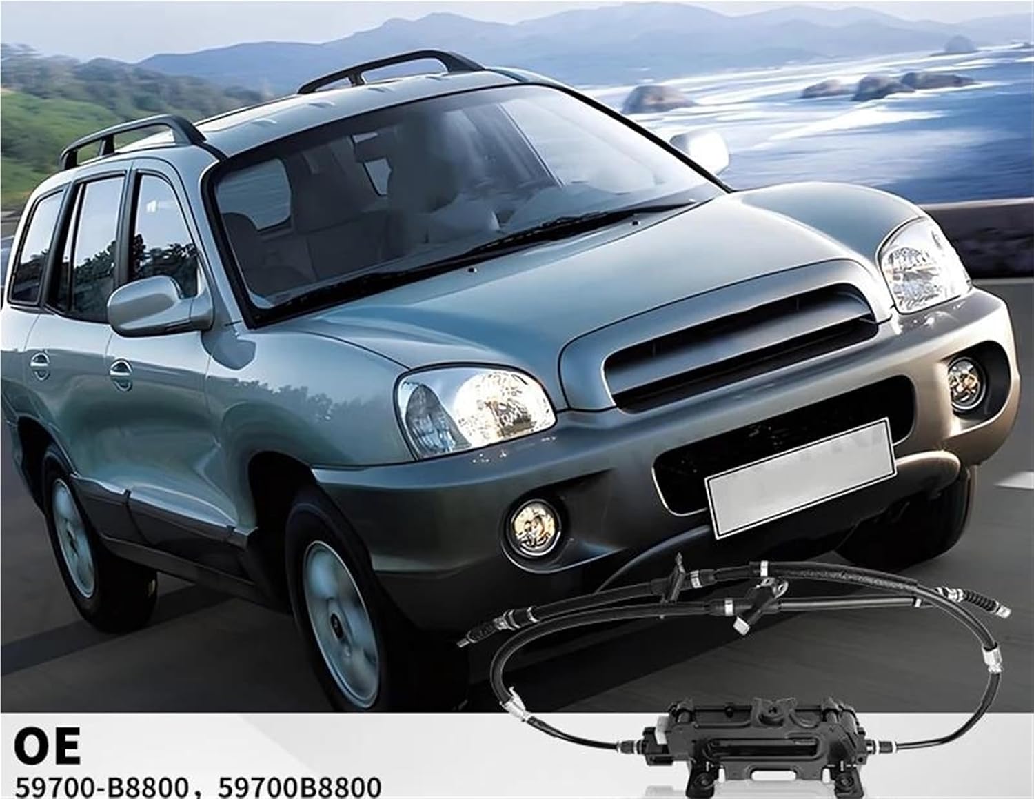 59700B8700 597002W800 597002W600 597002W80 59700B8800 Electronic Parking Brake Assy Actuator Compatible with Hyundai Santa Fe 4Wd 2012-2019
