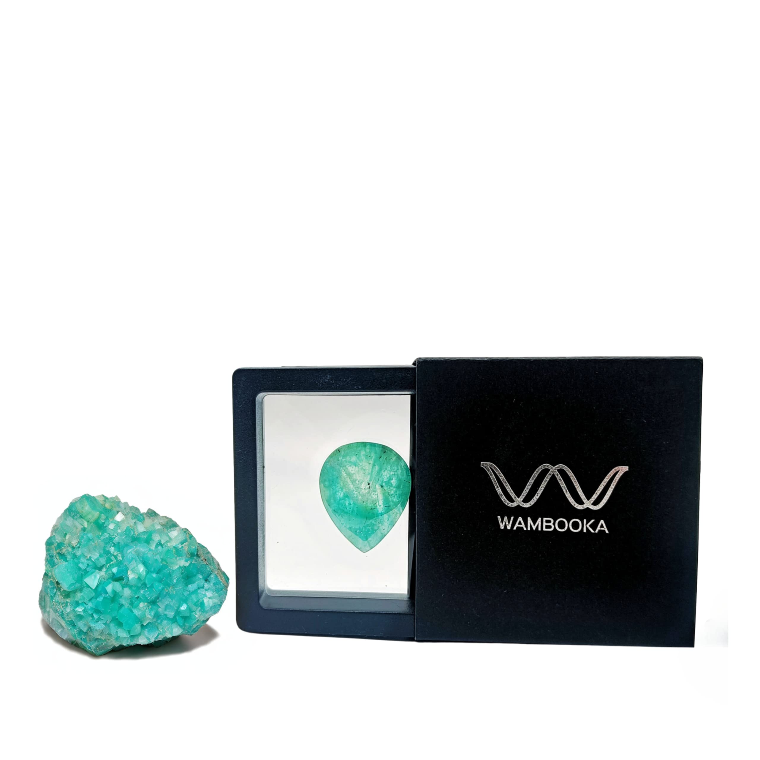 Plettro artigianale in pietra rara per chitarra con impronta anatomica (Picks Rare Stones – Amazonite)