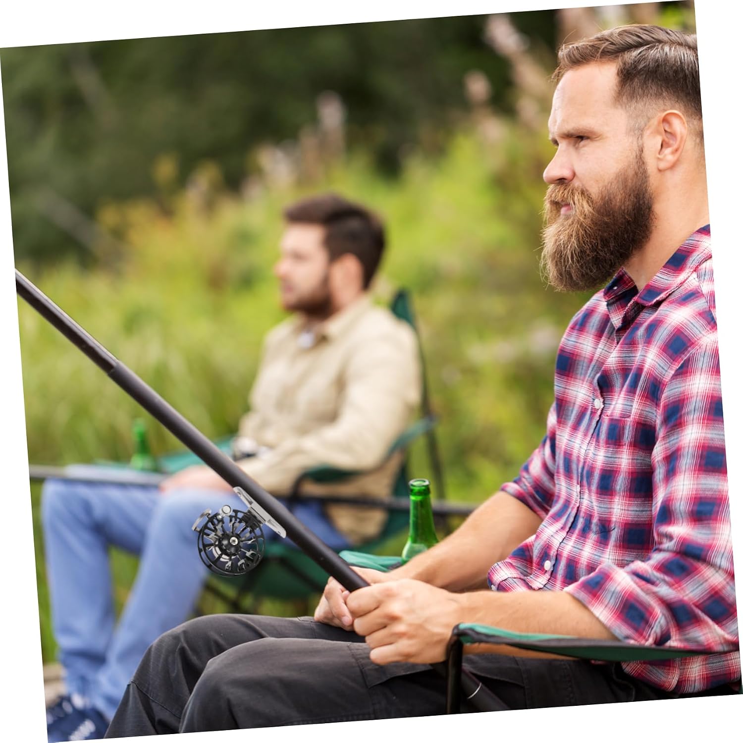 Abaodam Professional Ice Fishing Rod Reel Durable Full Metal Construction Lightweight Compact Design Low Resistance Spool Comfortable Handle for Ice Fishing Accessories
