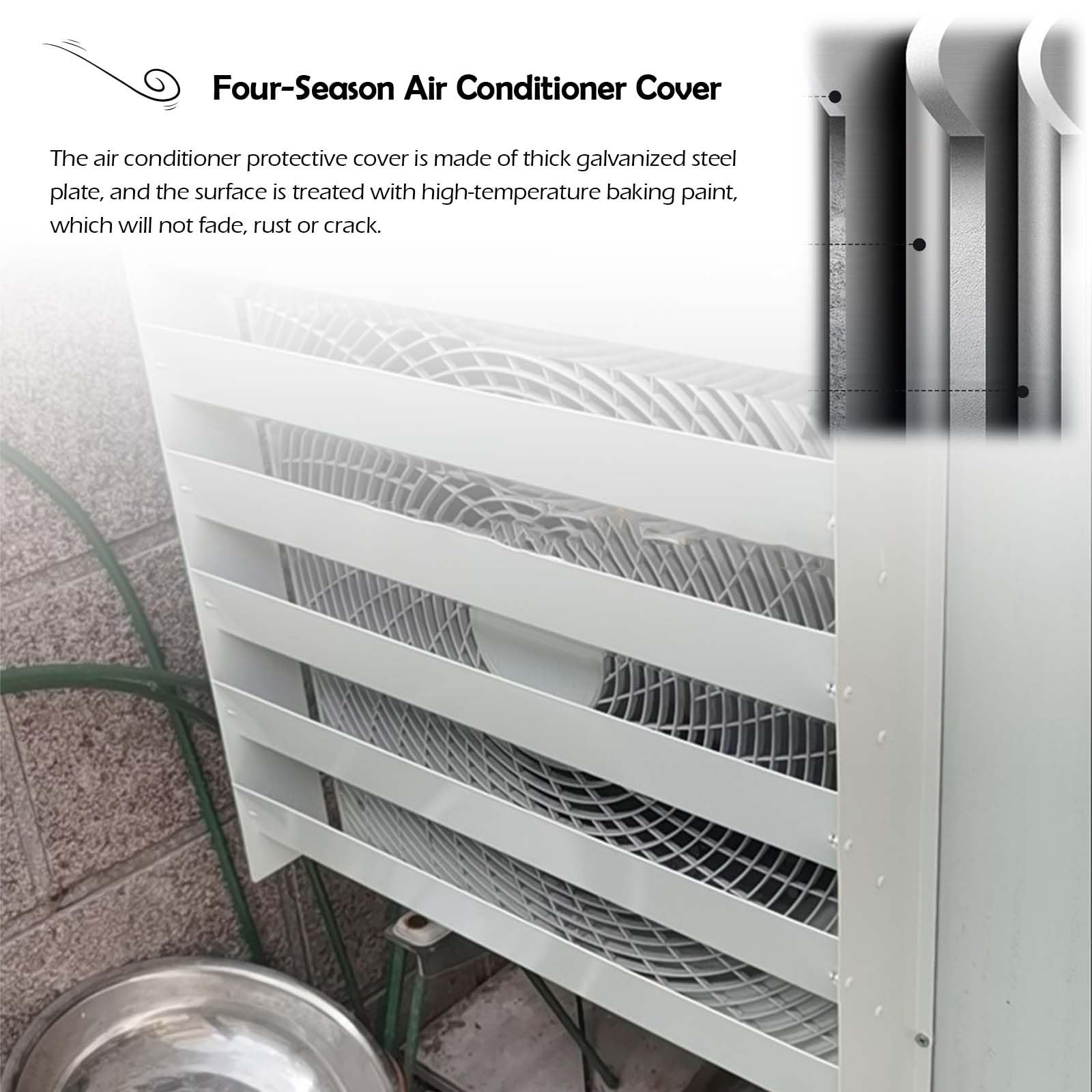 XRRJFYH AC Afdekkingen voor Buiten, Airconditioningafdekking Ventilatie