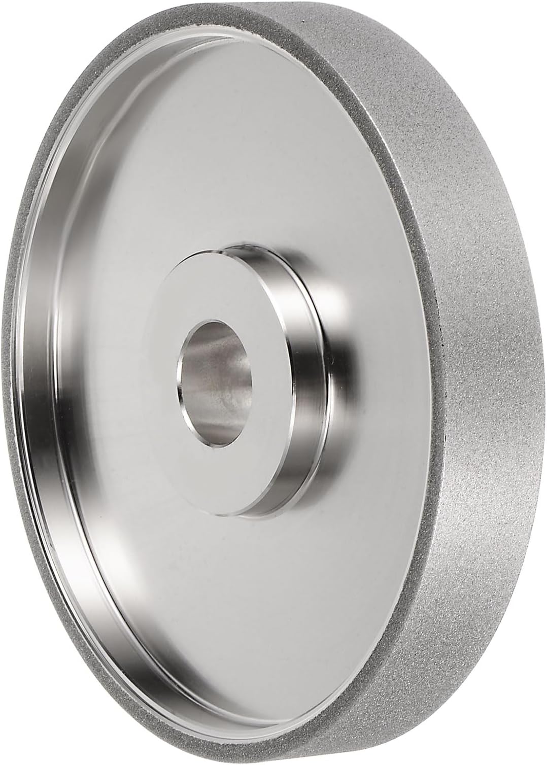 HARFINGTON Diamond Lapidary Wheel 6 Inch x 1 Inch Arbor Hole 240 Grit Grinding Wheels for Stone, Marble, Glass, Ceramics, Crystal, Carbide, Steel