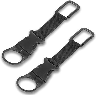 Water Bottle Clip for Backpack,2Pcs Portable Water Bottle Carabiner Clip Hook for Backpack Keychain Sling Strap Design for Outdoor Camping Hiking Traveling or Daily Use