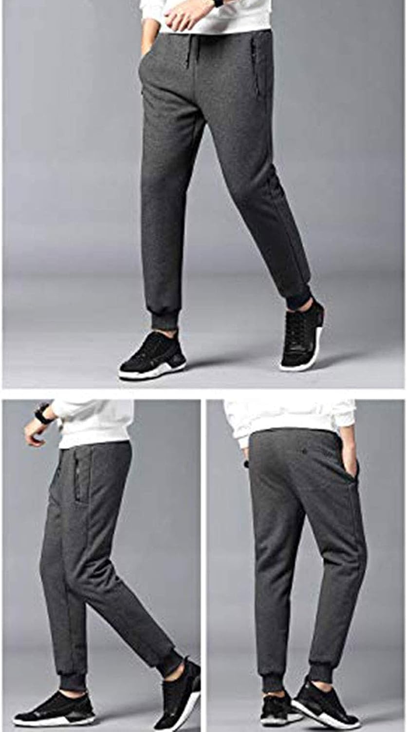 Faleave Men's Warm Sherpa Lined Sweatpants Fleece Pants Thicken Active Jogger Sports - Image 3