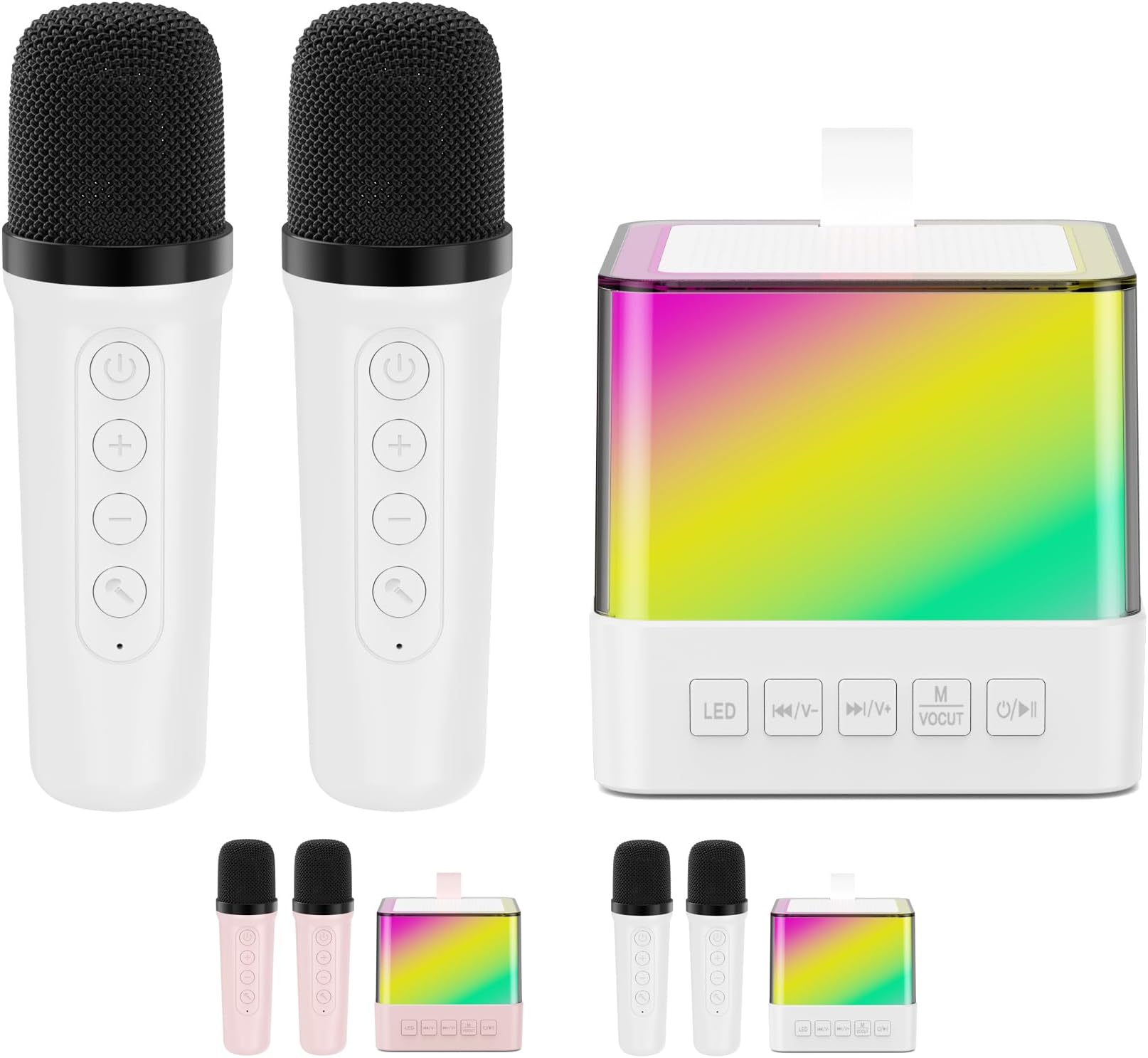 JYX Máquina De Karaoke C25 Con 2 Micrófonos Recargables, Sistema PA Con Agudosgraves Altavoz Bluetooth De 140 W Compatible Con Transmision En JYX Máquina De Karaoke C25 Con 2 Micrófonos Recargables, Sistema PA Con Agudosgraves Altavoz Bluetooth De 140 W Compatible Con Transmision En