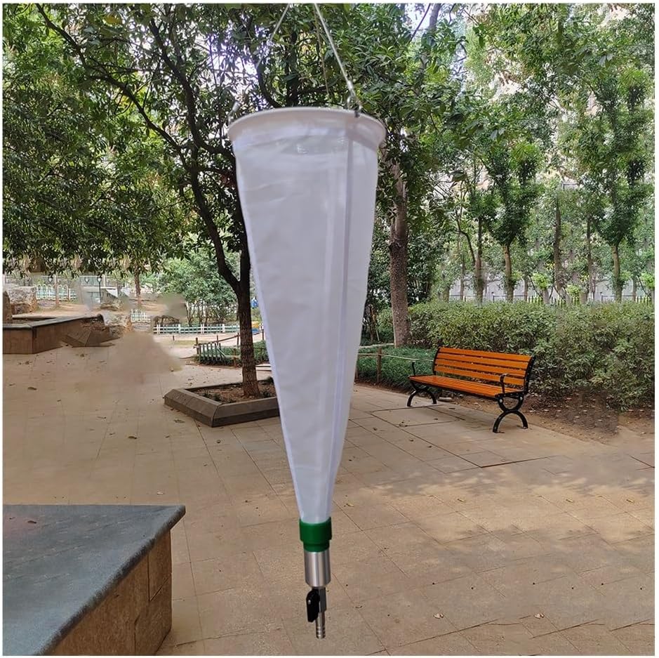 PN-219 Plankton Net 20.47" - 125/200 μm Fine Mesh Nylon Sampling Net for Phytoplankton Collection, Ideal for Aquatic Research and Experiments