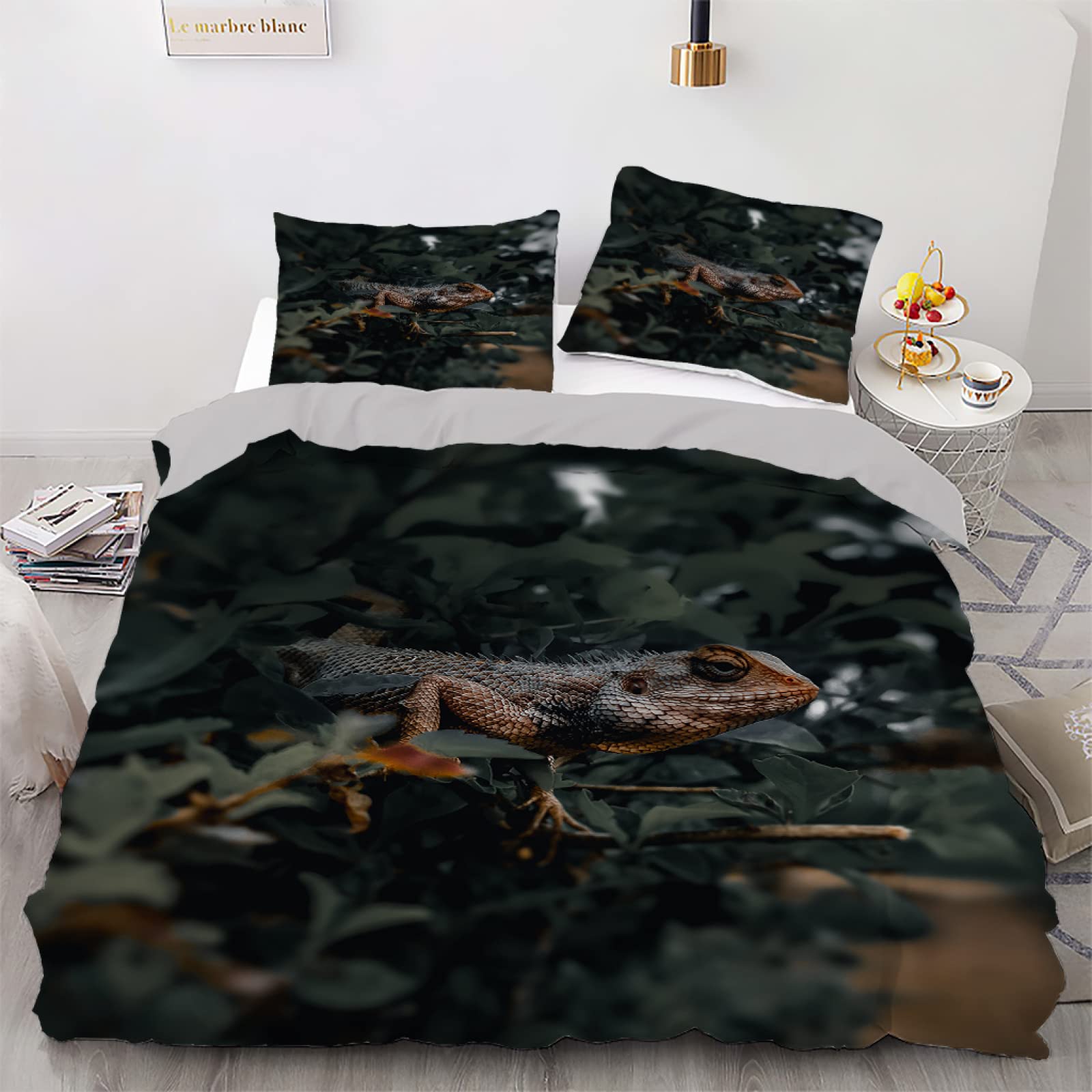 Housse de couette 140x200 fille en fibre superfine hypoallergénique facile à laver