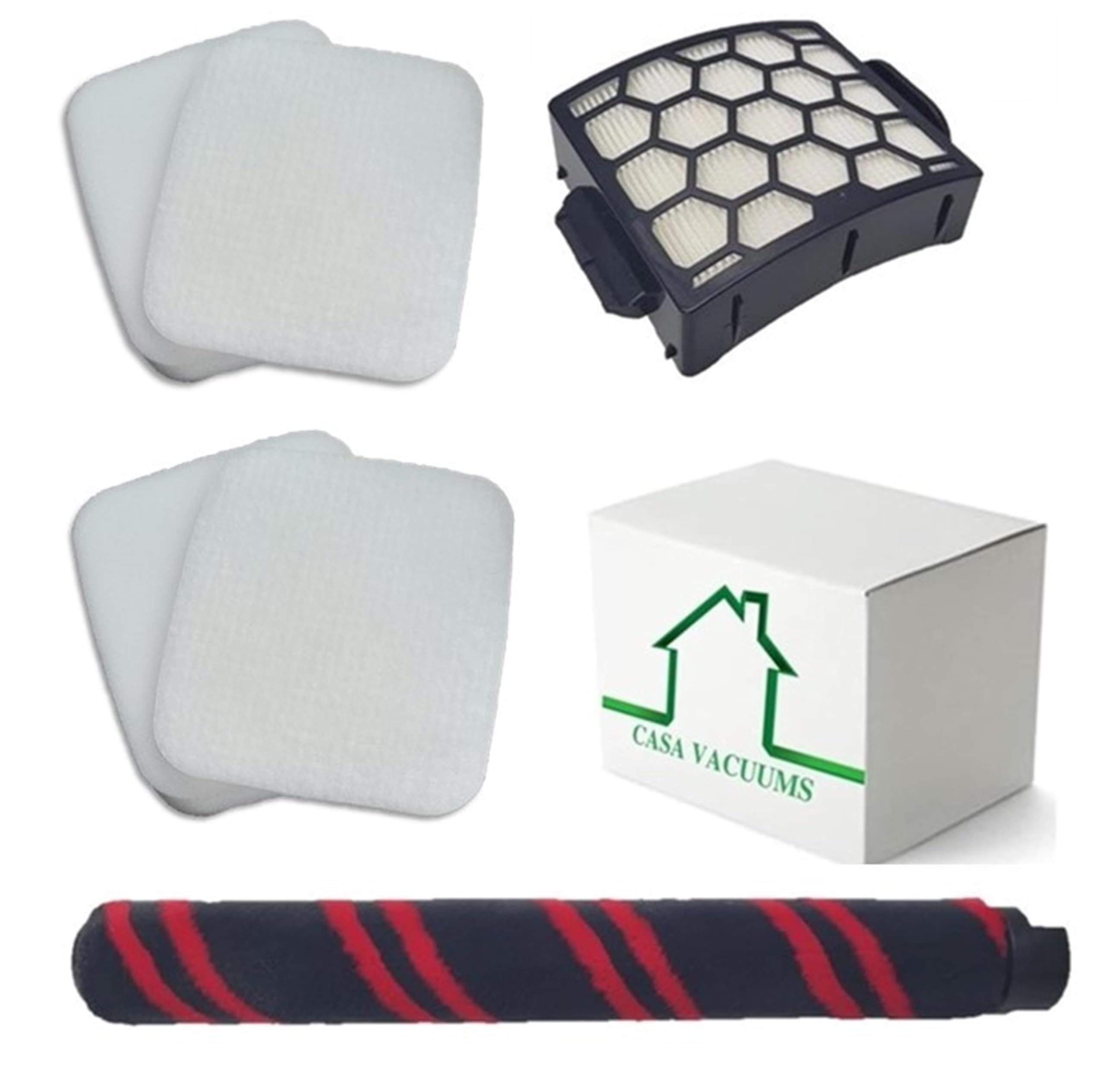 2+1 Filter Kit & Soft Brushroll for Shark UV900 Performance Plus Lift-Away Upright Vacuum with Odor Neutralizer. Compare to XFFK602UKT XHF320