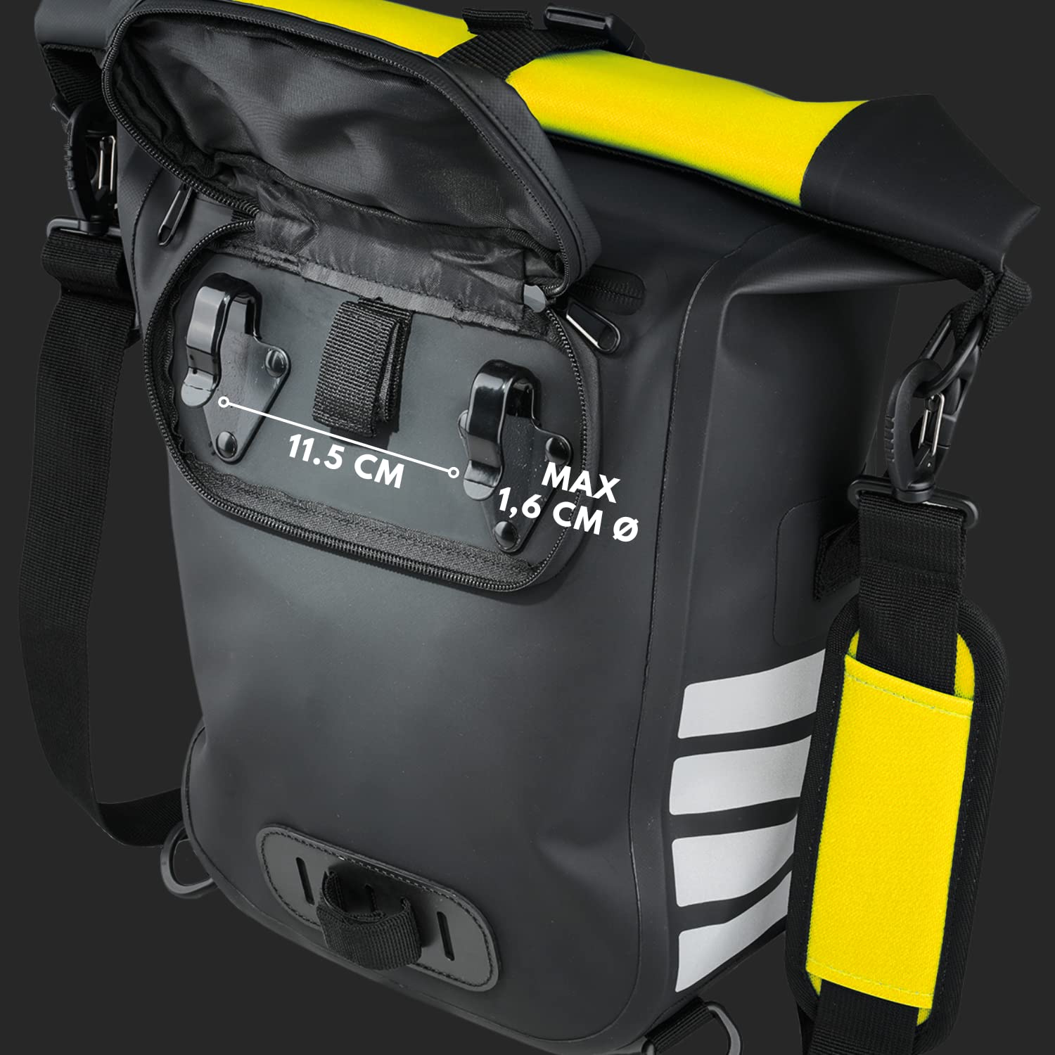 Fahrradtasche für Gepäckträger, wasserdicht, herausnehmbare Laptop-Tasche, mit Rucksack-Funktion - Ideal für Pendler & Outdoor-Abenteuer