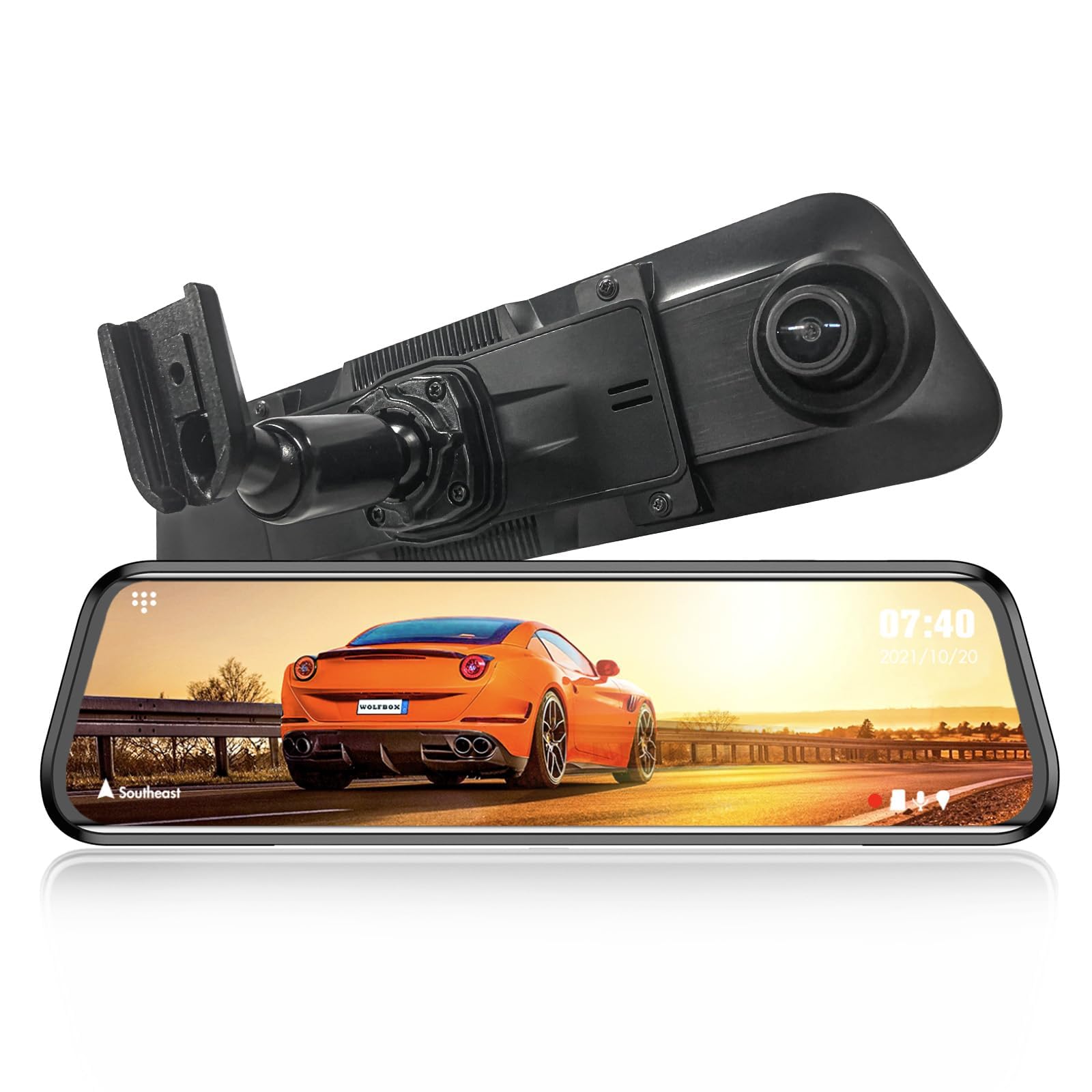 WOLFBOX OEM Bracket for Type-C G840S Mirror Dash cam