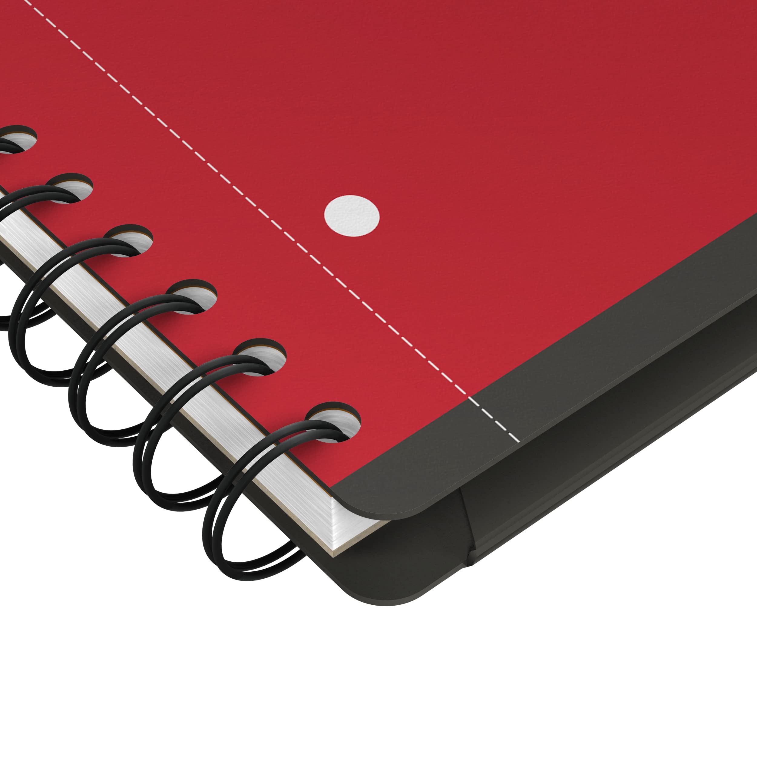 OXFORD Cahier International Meetingbook A4+ Petits Carreaux 5mm 160 Pages Reliure Intégrale Couverture Polypro Gris