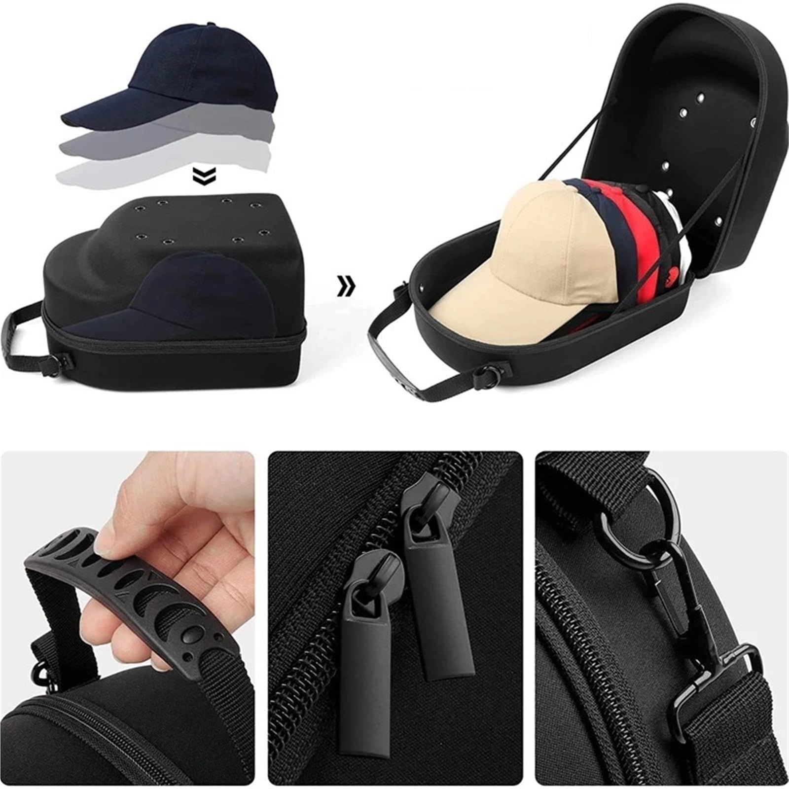 Custodia Rigida Per Berretto Borsa da viaggio for cappello Custodia for berretto baseball