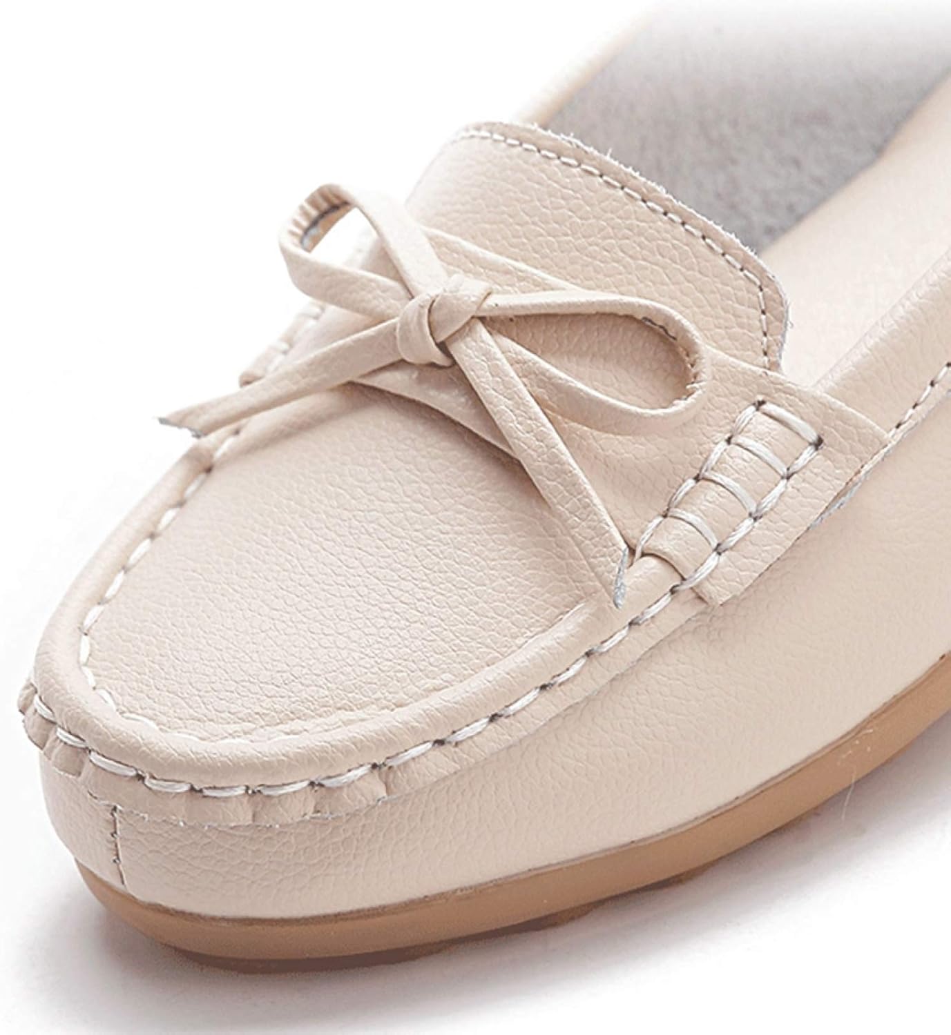 [PANLON] 蝶結び モカシン レディース ぺたん靴 フラットシューズ 婦人靴 レディース靴 レディースシューズ ローファー マ