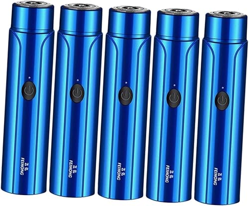 FOMIYES 5 Conjuntos de afeitadora eléctrica resistente al desgaste de viaje rasuradora para hombre resistente al desgaste hombres Razor batería de