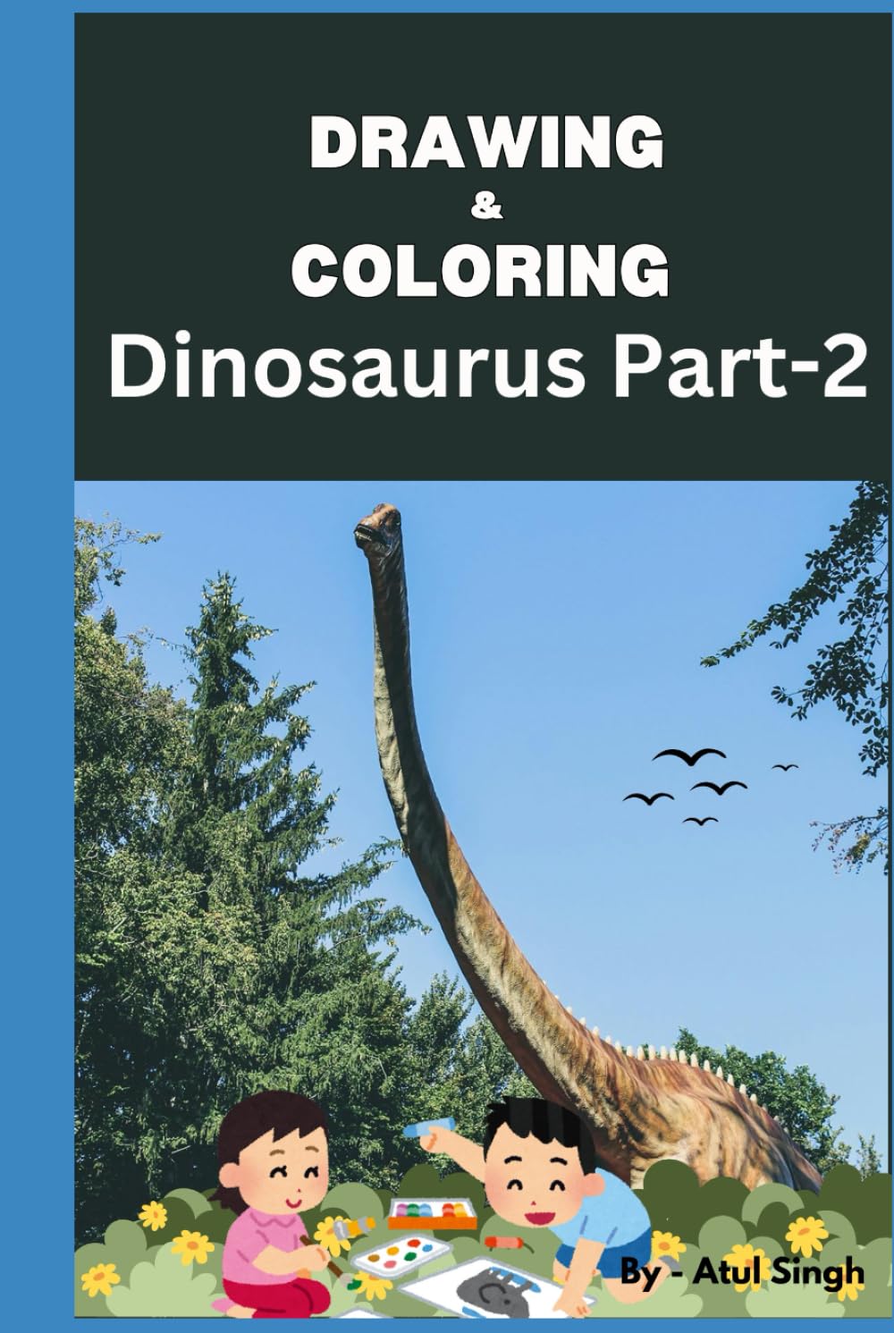 Cahier de dessin dinosaure à offrir pour stimuler l'expression créative des enfants