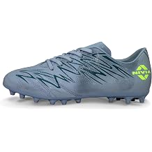 Nivia Encounter Mg 11 Football Pegs for Men, PU Leather Upper, Lightweight Insole, High Shear TPU Outsole, Perfect for Hard and Trimmed Surfaces