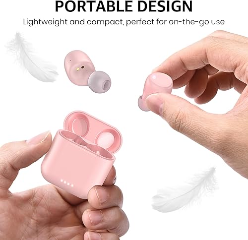 Miniatura 5 de TOZO Auriculares inalámbricos T6 Bluetooth 5.3, diseño ergonómico, 50 horas de reproducción con funda de carga inalámbrica, APP EQ personalizable,
