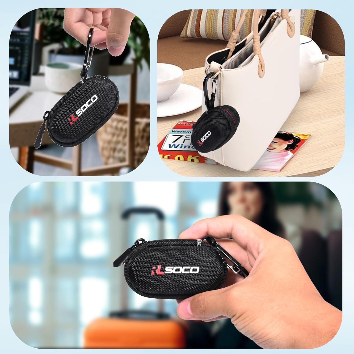 RLSOCO Hard Case for Technics EAH-AZ100 Reference Class Hi-Fi Wireless Earbuds (Case Only) - Image 6