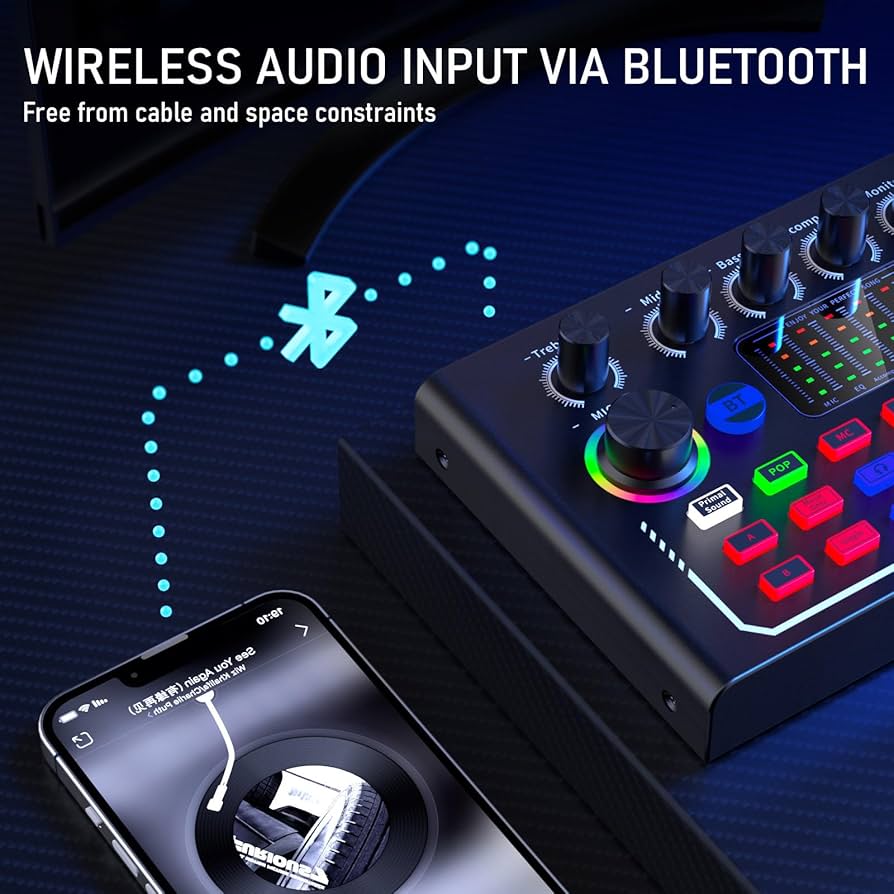 ミュージシャン Q9 GLAY PREMIUM TELEPHONE CARD SET Amazon.com: Facmogu F009 Live Sound Card, Wireless Bluetooth