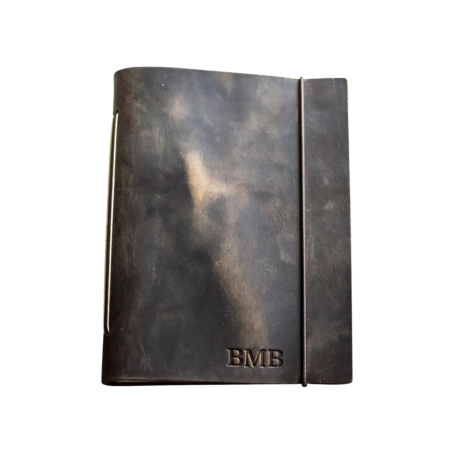 Ox & Pine Leather Journal - 5x7, unlined paper, rustic brown