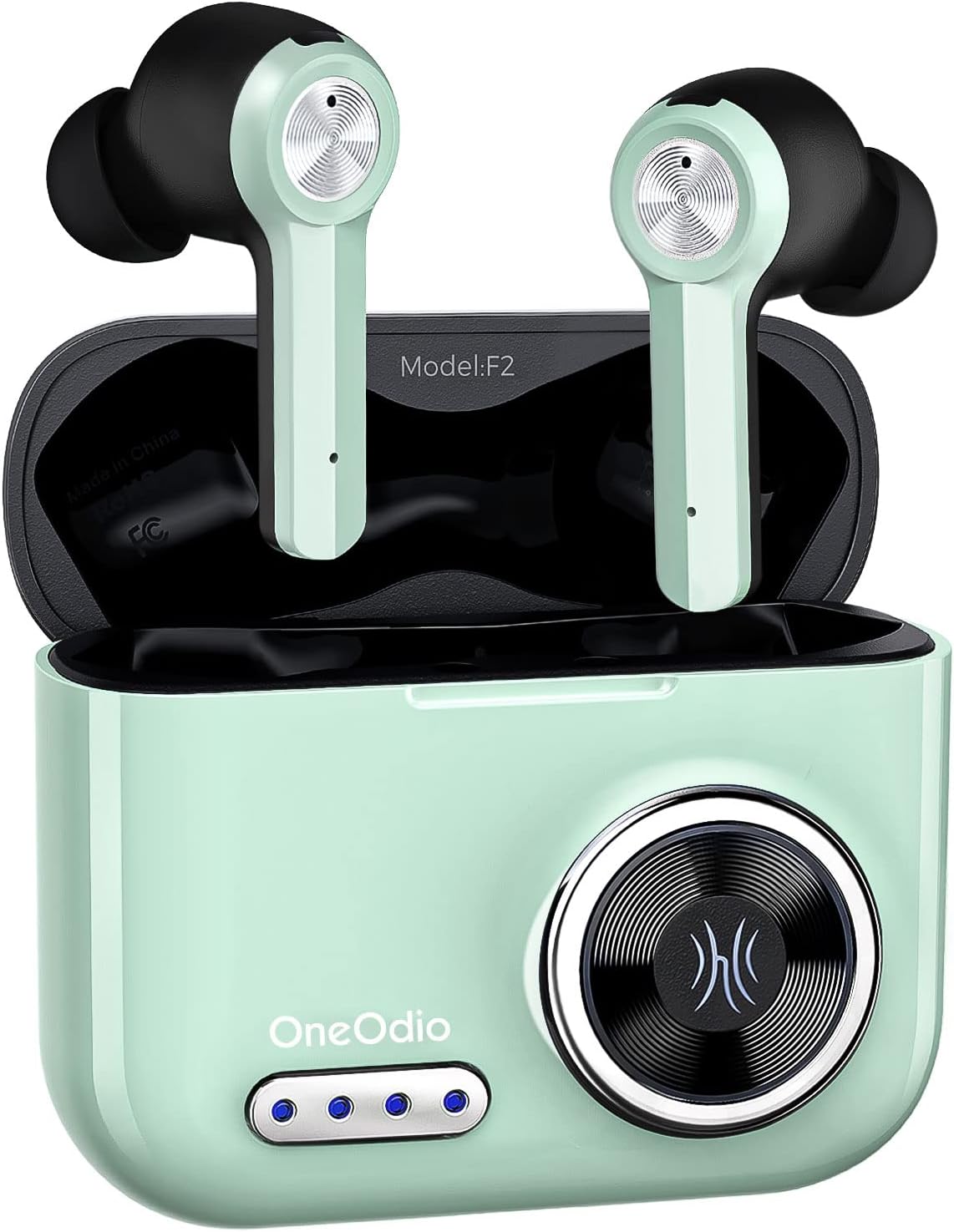 OneOdio True Wireless Earbuds, F2 Mini Bluetooth Earbuds for Small Ears, HiFi Sound