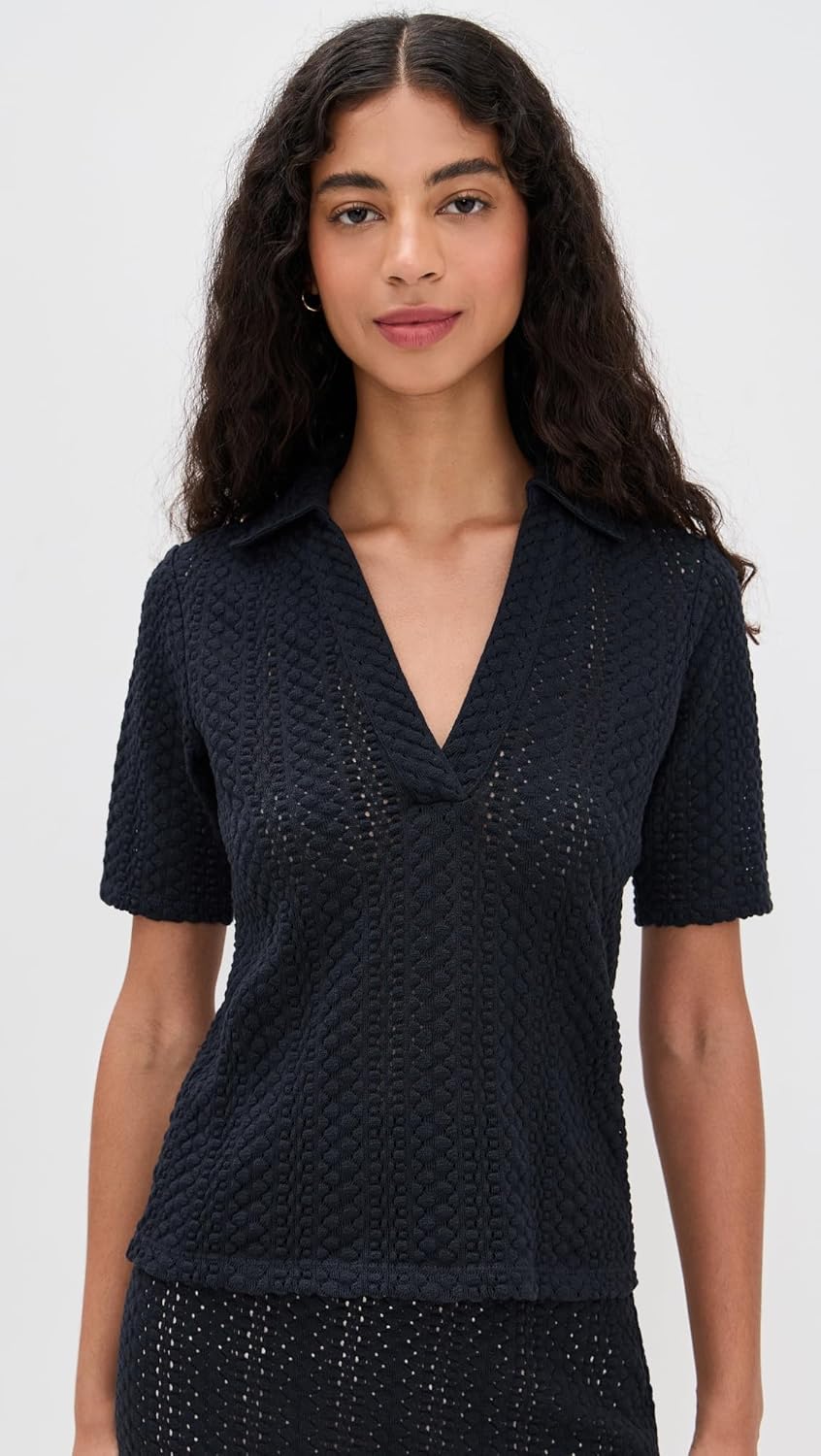 Vince Women's Elbow Sleeve Polo - Image 2