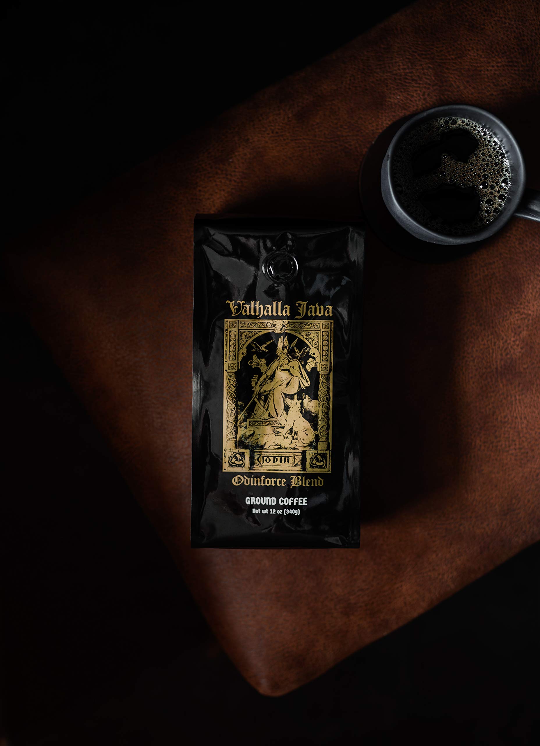 Buy Death Wish Coffee Valhalla Java Dark Roast Grounds, 12 Oz, The