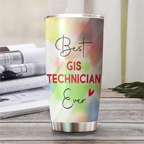Miniatura 2 de Best GIS Technician Ever Be Proud Of The Work You Do - Vaso de acero inoxidable de 20 onzas, regalos de oficina, mujeres, hombres, amigos de