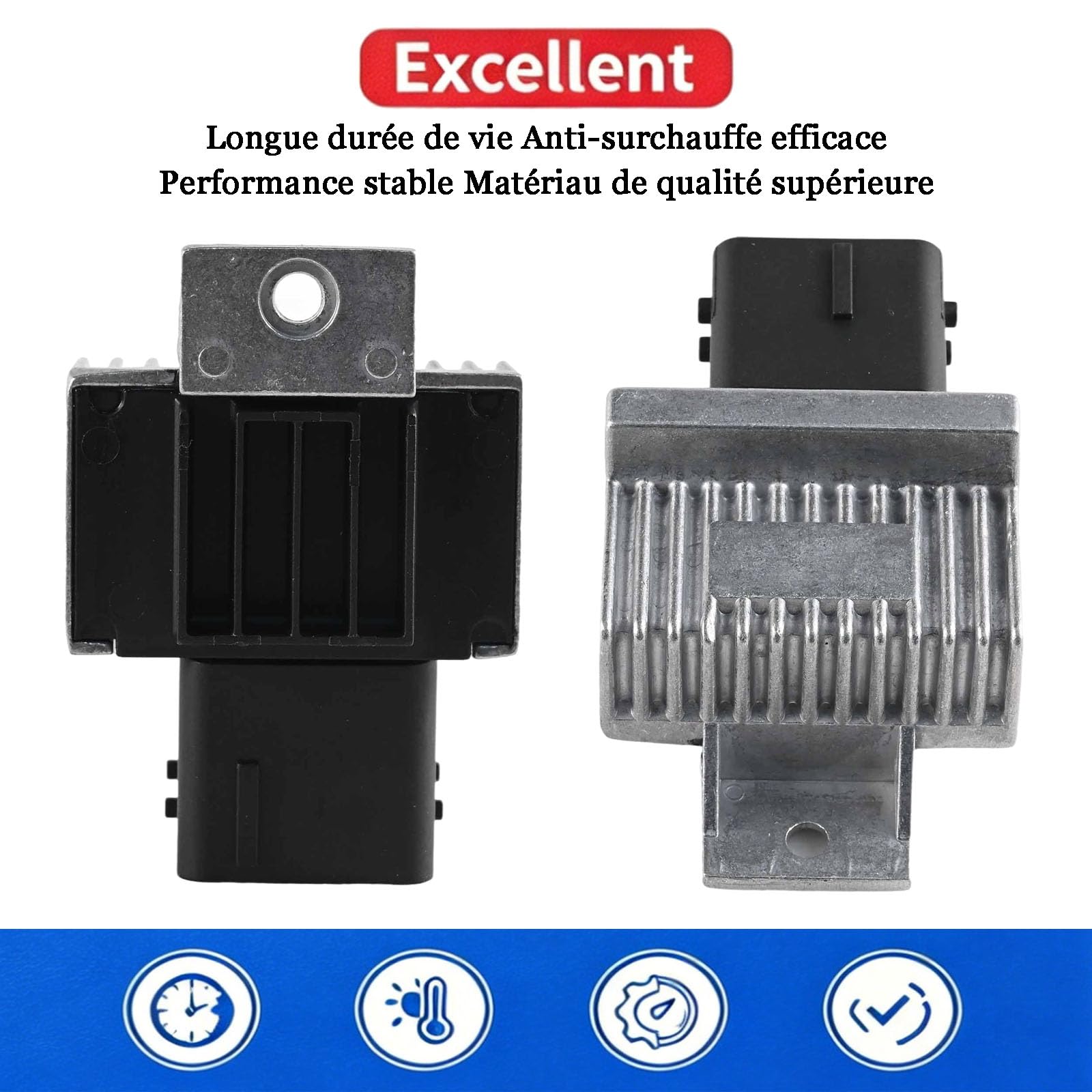 Relais De Préchauffage 8 Broches Compatible Avec Vivaro A, Movano B, Trafic II, Master II/III, Megane II Remplacement OE 8200859243 93862497 4419200