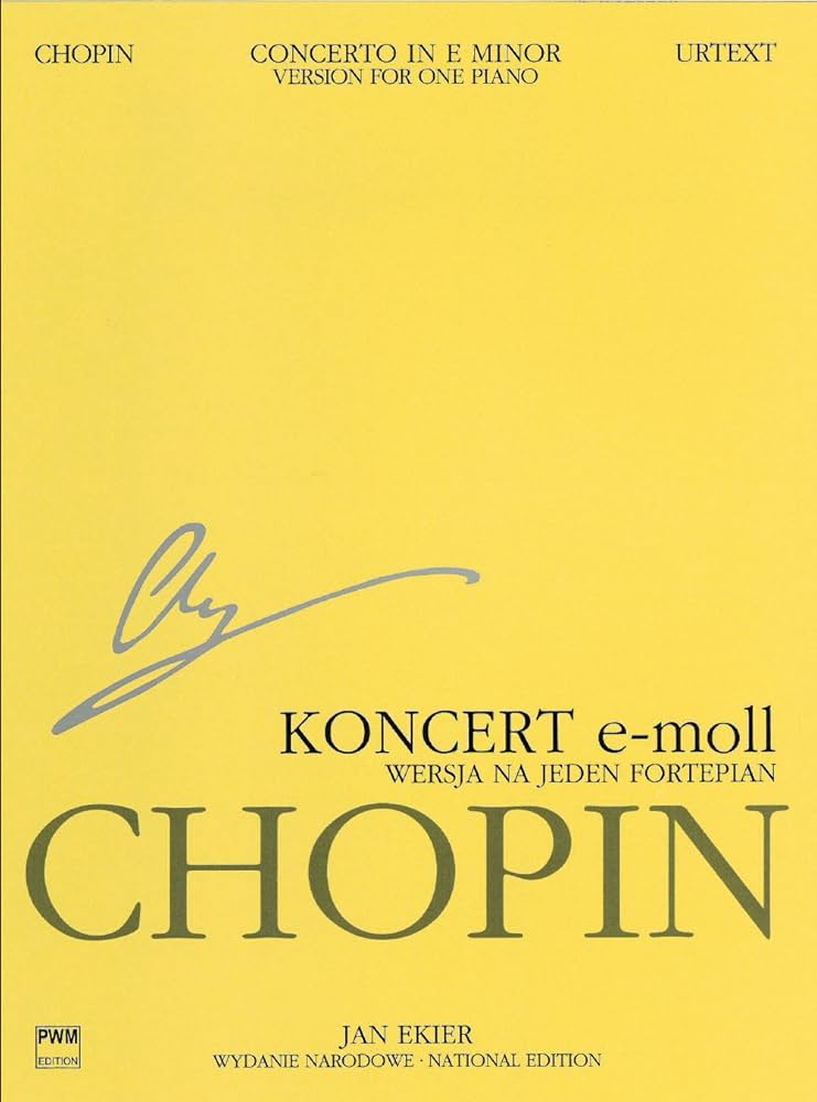 Concerto No. 1 in E Minor Op. 11 - Version for One Piano