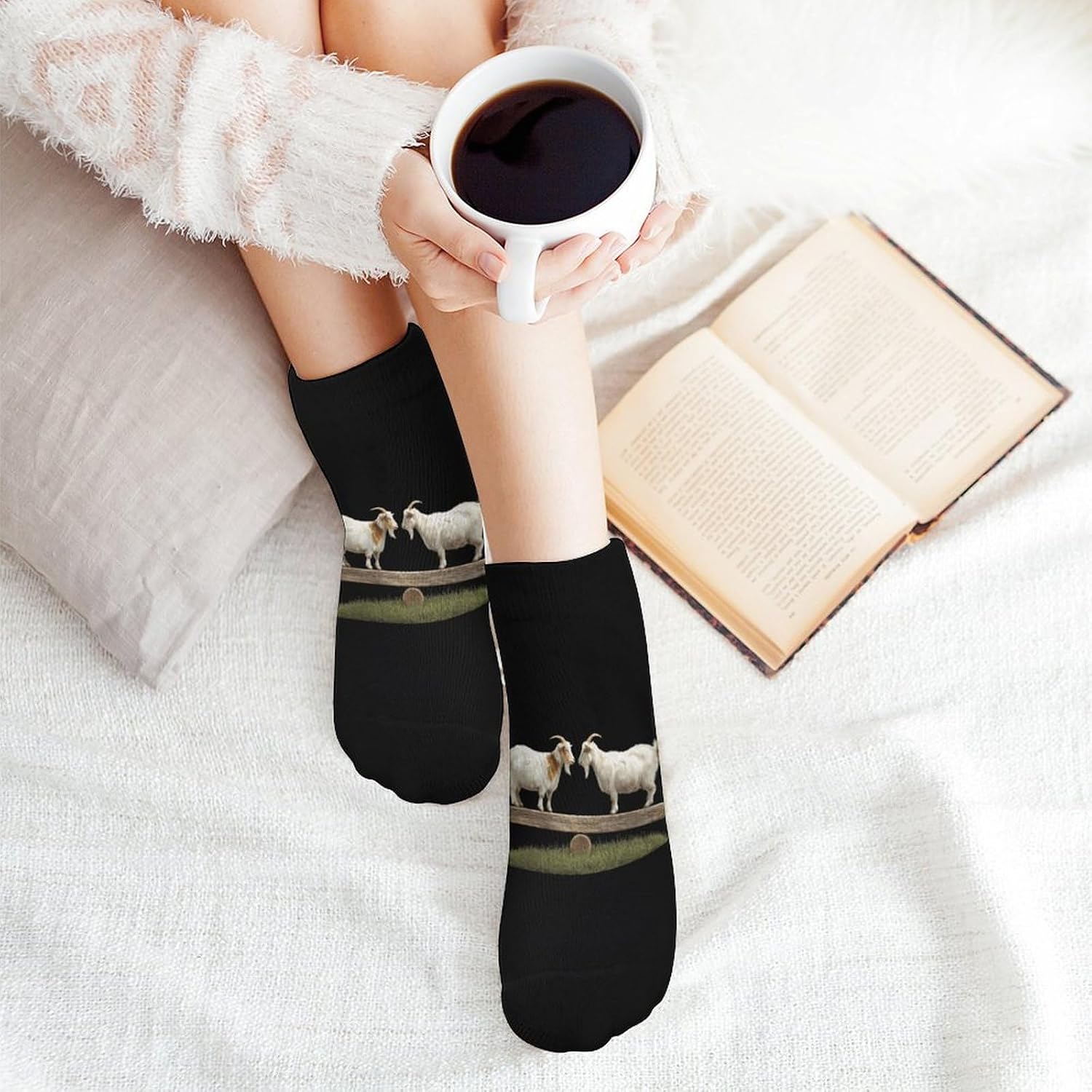Goatses Bench Their Socks for Men Women 5 Pairs Ankle Socks