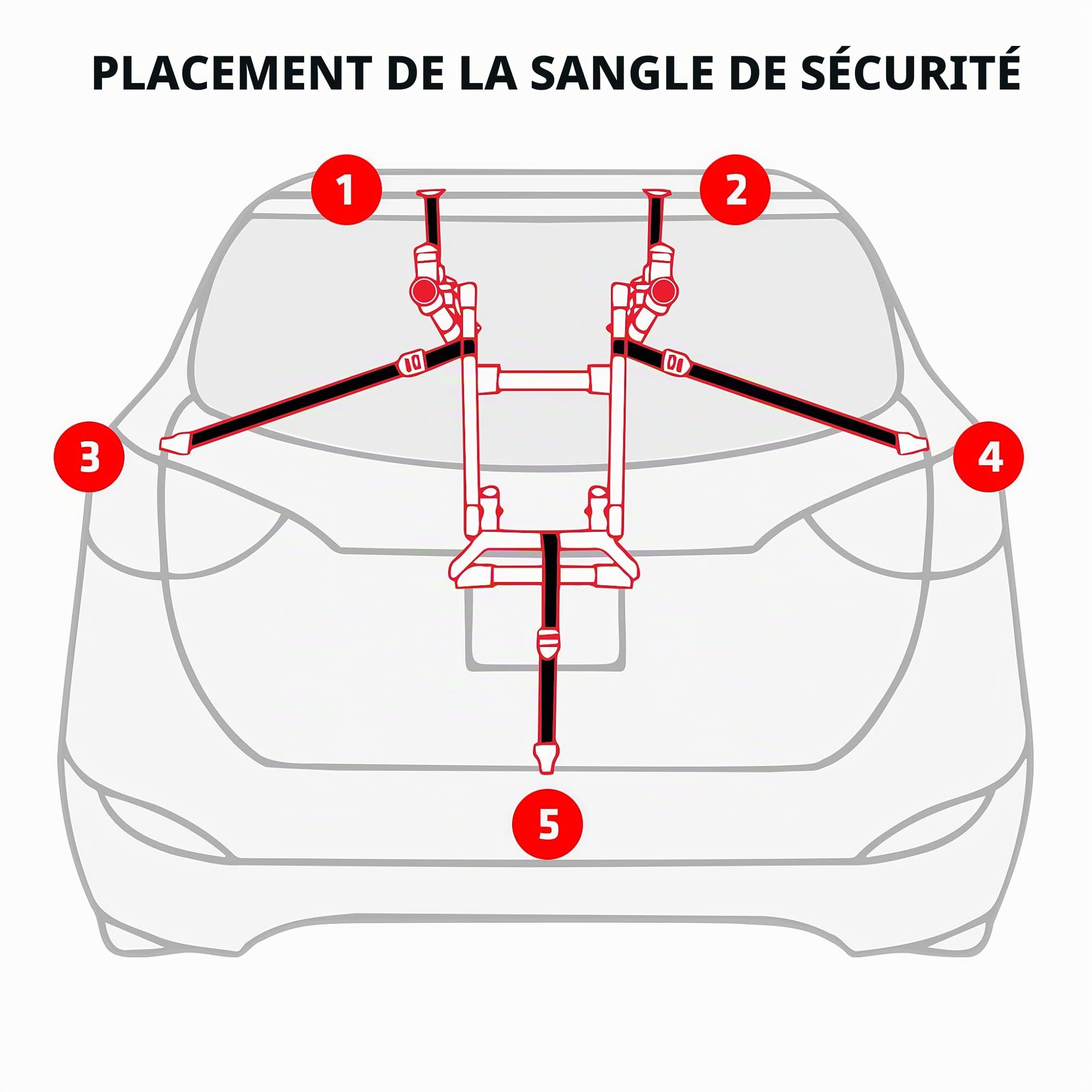 Deluxe Trunk Mounted Bike Rack