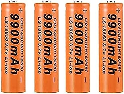 AA - Batería recargable de 3,7 V, 9900 mAh, batería Superior de botón para, 4 unidades, 4 unidades