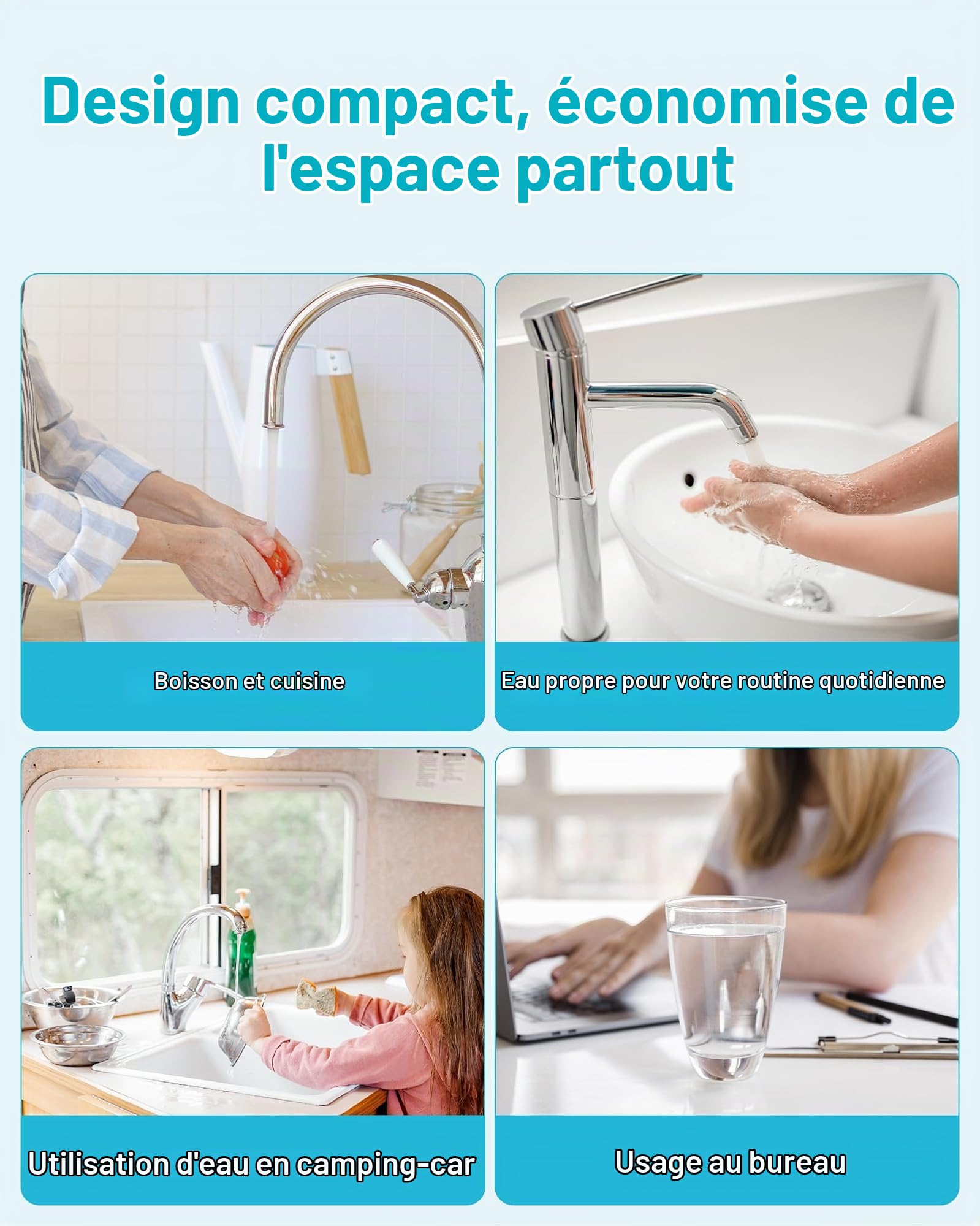 AQUA CREST UP16 Système de Filtration sous Évier