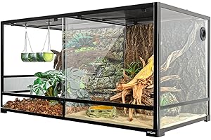REPTIZOO 120 Gallon Large Reptile Terrarium Tank