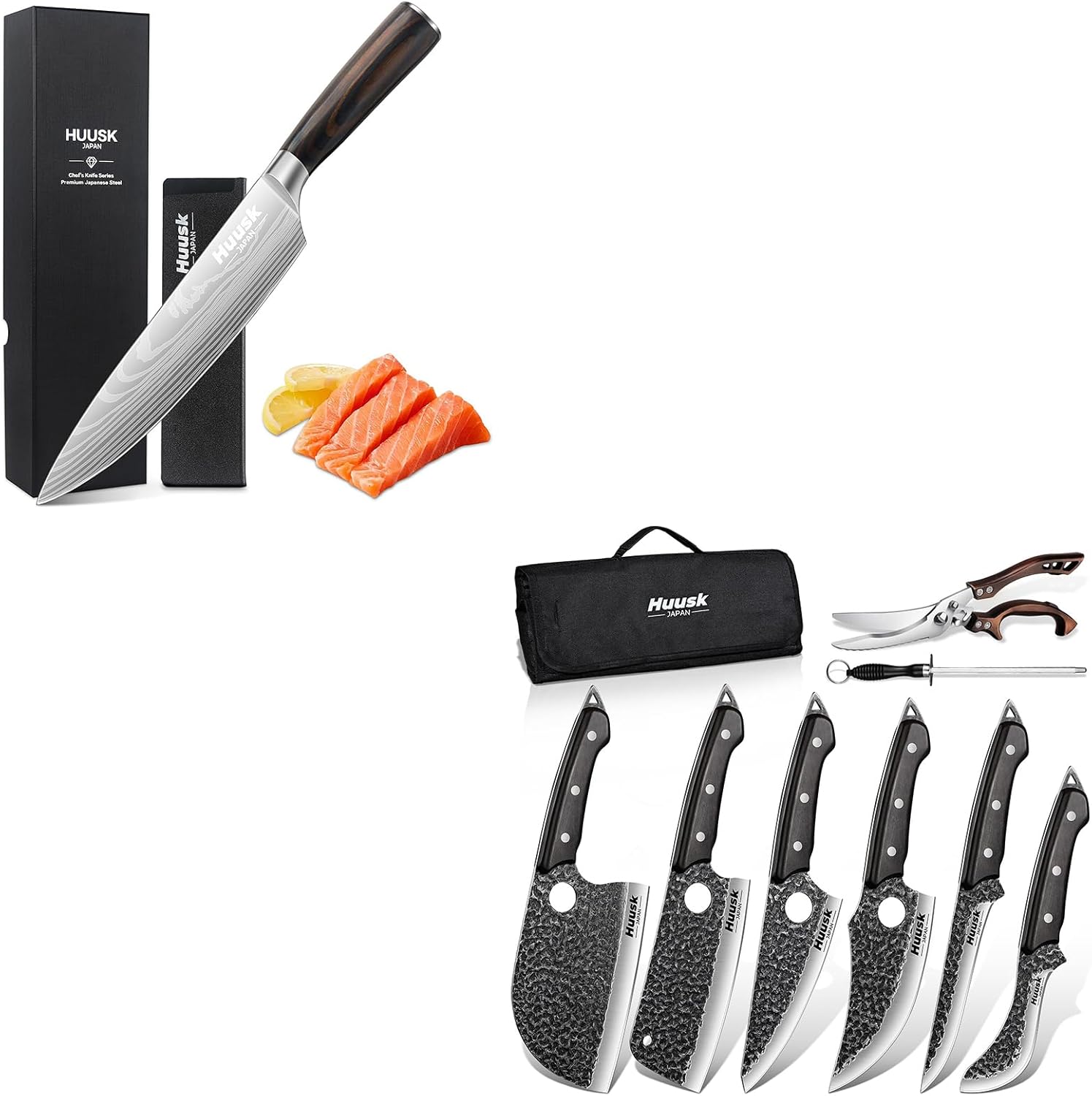 Set Cuchillos Cocina 7 Piezas Acero Inoxidable