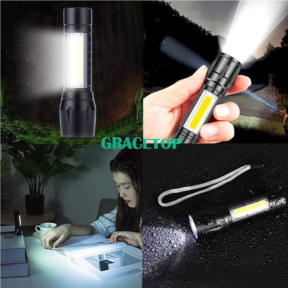SMALLSUN Rechargeable Flashlight - Long Range & Durable -2