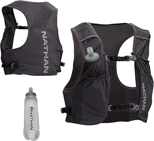 Nathan Pinnacle Featherlite 1.5L Hydration Vest for Running  Ultra-Lightweight, Compression-Fit with Hydrapak Soft Flask
