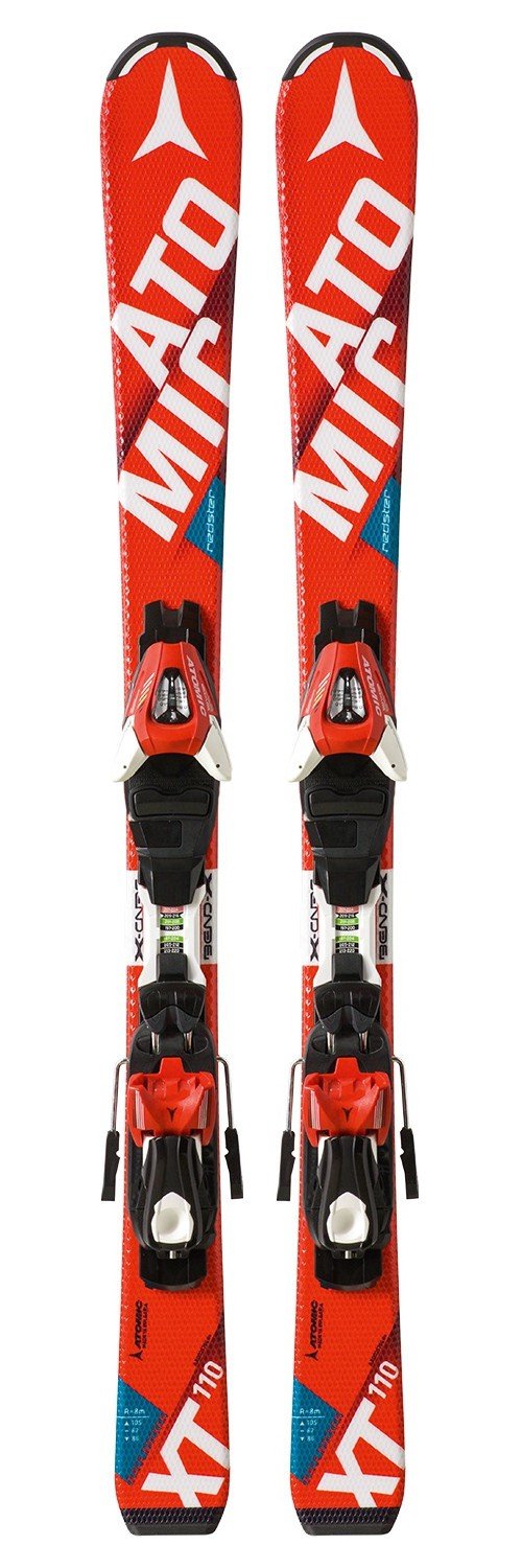 Atomic, Sci per bambini Redster JR II, colore: bianco e rosso, con attacchi XTE 045